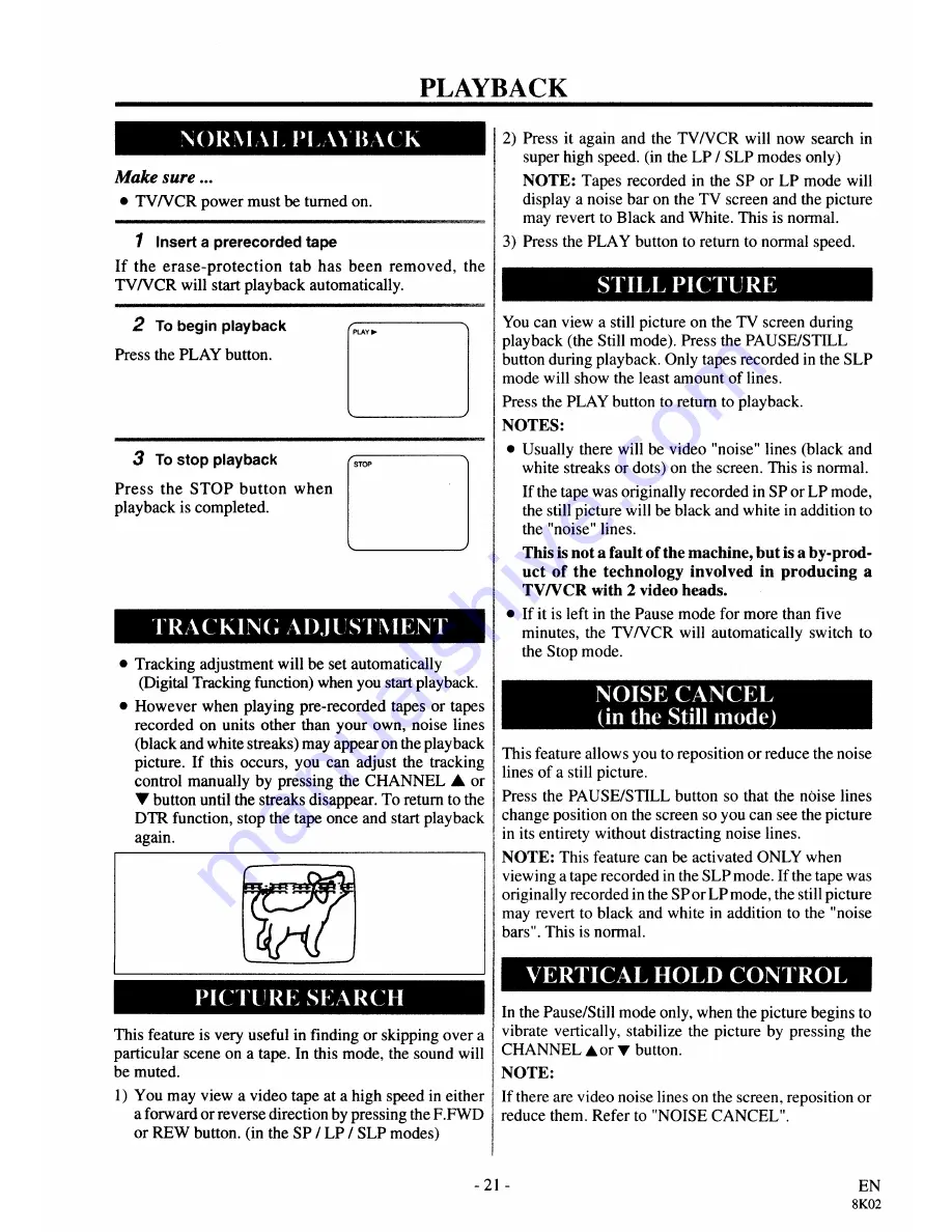 Symphonic SC3919V Owner'S Manual Download Page 21