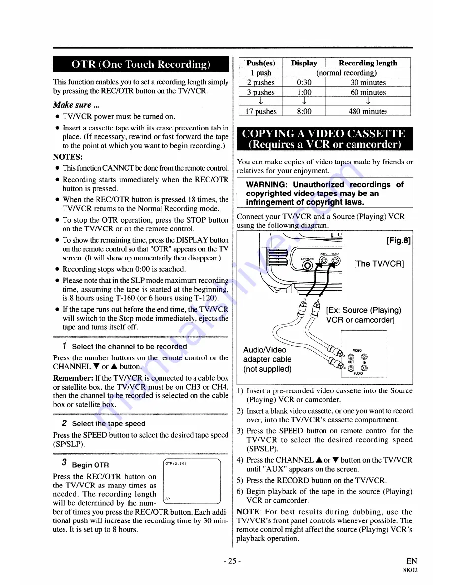 Symphonic SC3919V Owner'S Manual Download Page 25