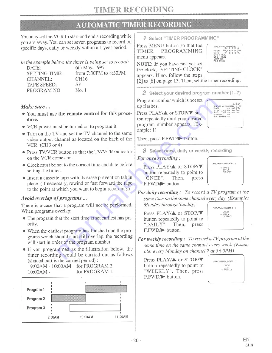 Symphonic SE226G Owner'S Manual Download Page 20