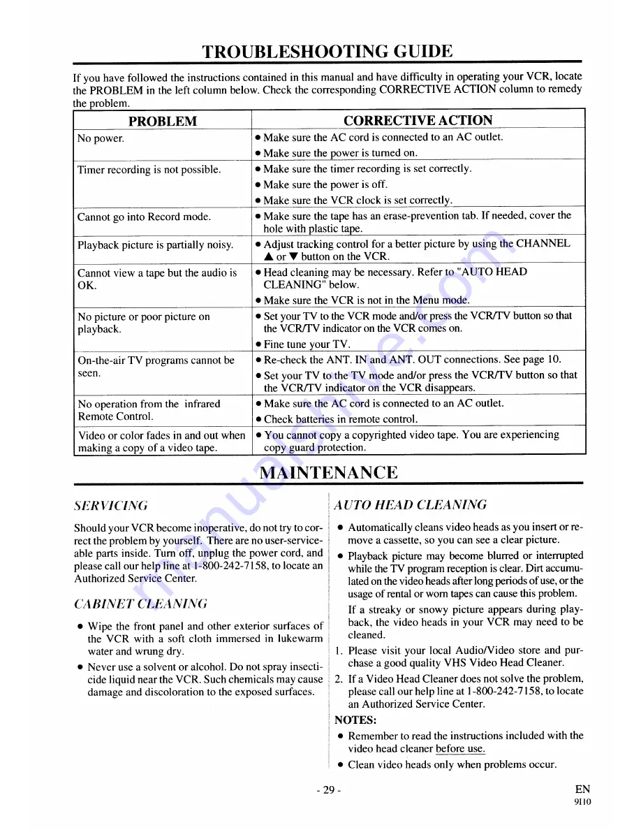 Symphonic SL240A Owner'S Manual Download Page 29