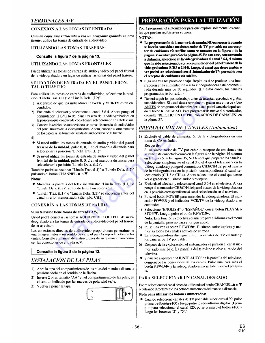 Symphonic SL240A Owner'S Manual Download Page 36