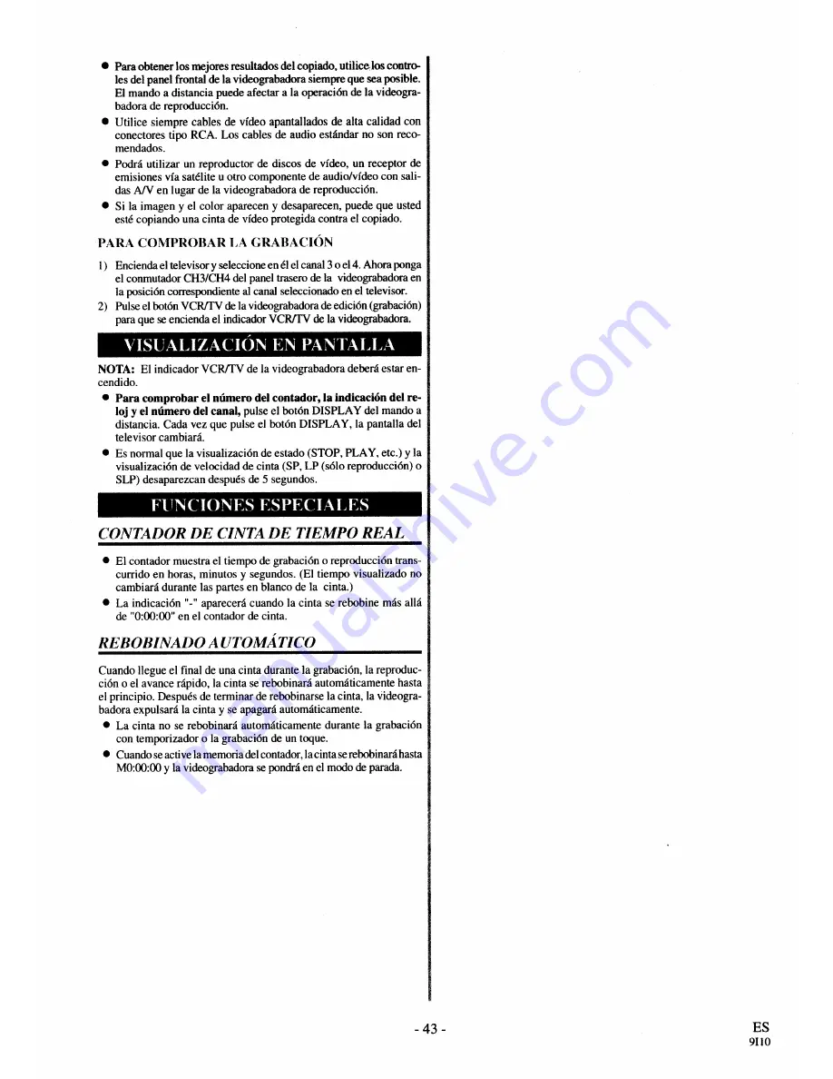 Symphonic SL240A Owner'S Manual Download Page 43