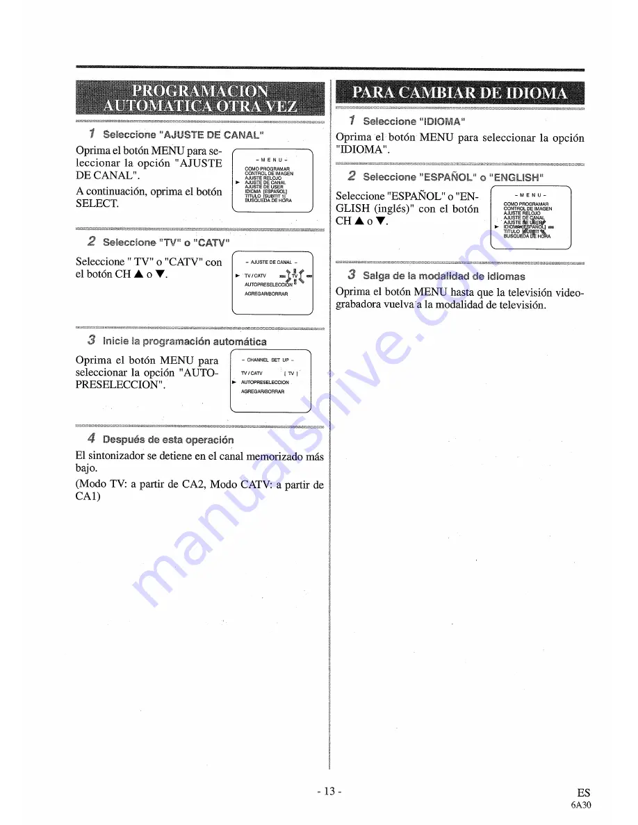 Symphonic TVCR13F1W Owner'S Manual Download Page 43