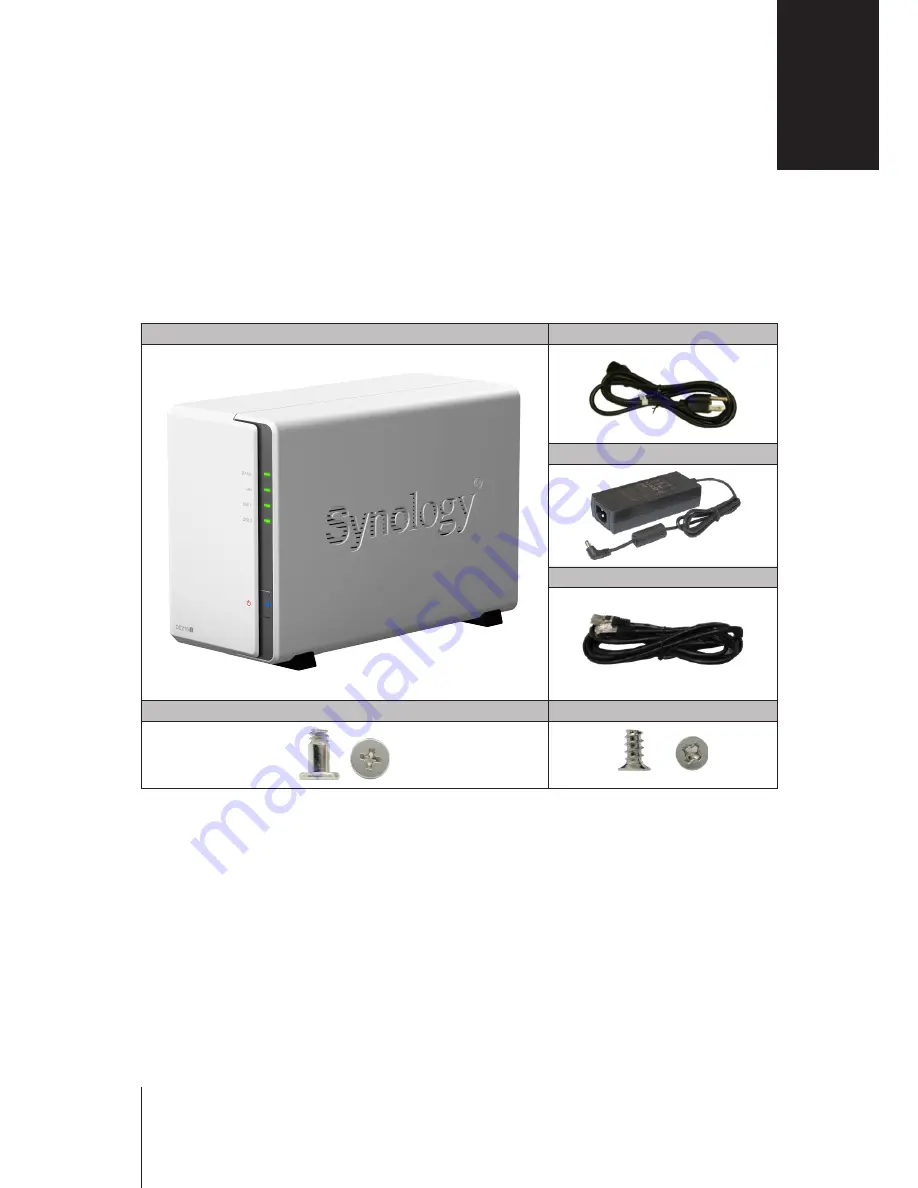 Synology DiskStation DS216j Скачать руководство пользователя страница 3