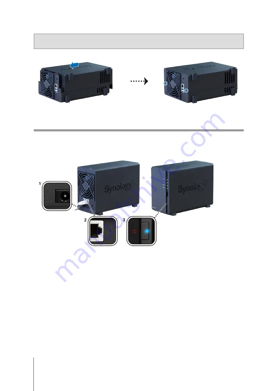 Synology DiskStation DS218play Hardware Installation Manual Download Page 8