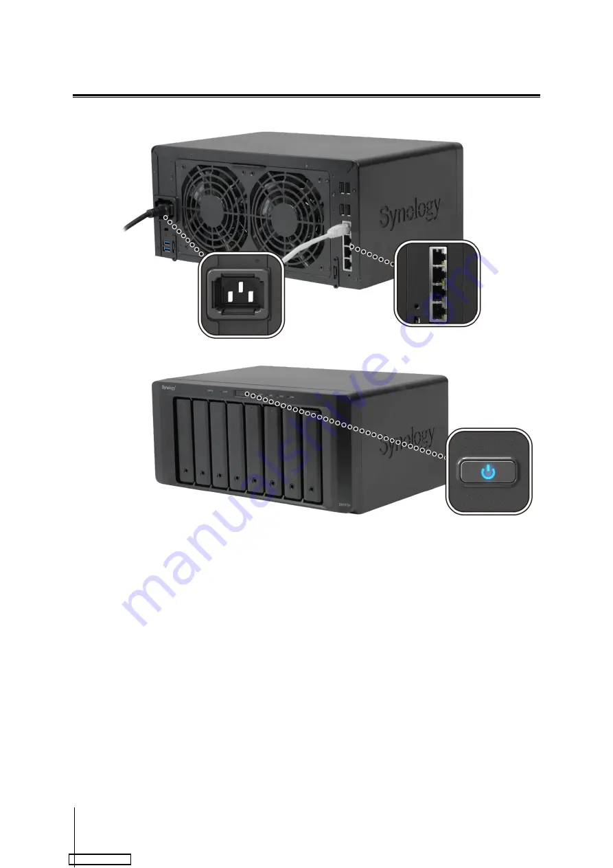 Synology DS1813+ Quick Installation Manual Download Page 9