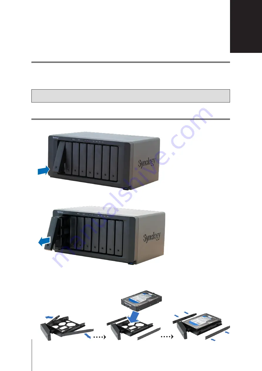 Synology DS1821+ Hardware Installation Manual Download Page 11