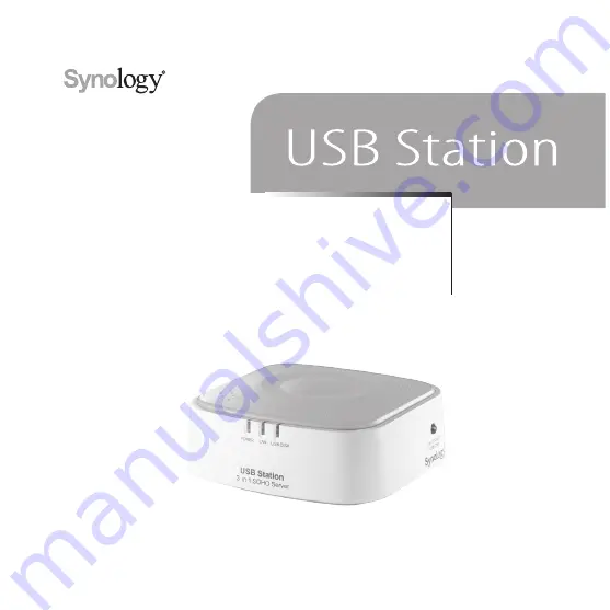 Synology USB Station Скачать руководство пользователя страница 1