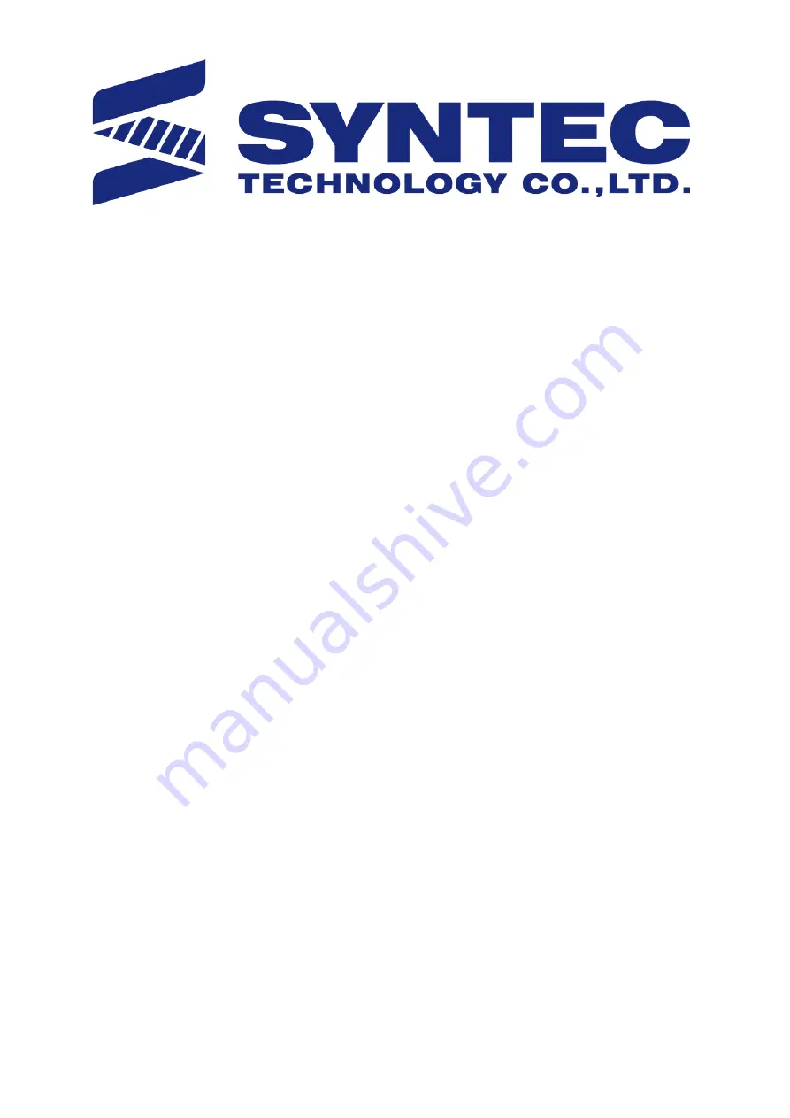 Syntec 610-E5 Operation Manual Download Page 1