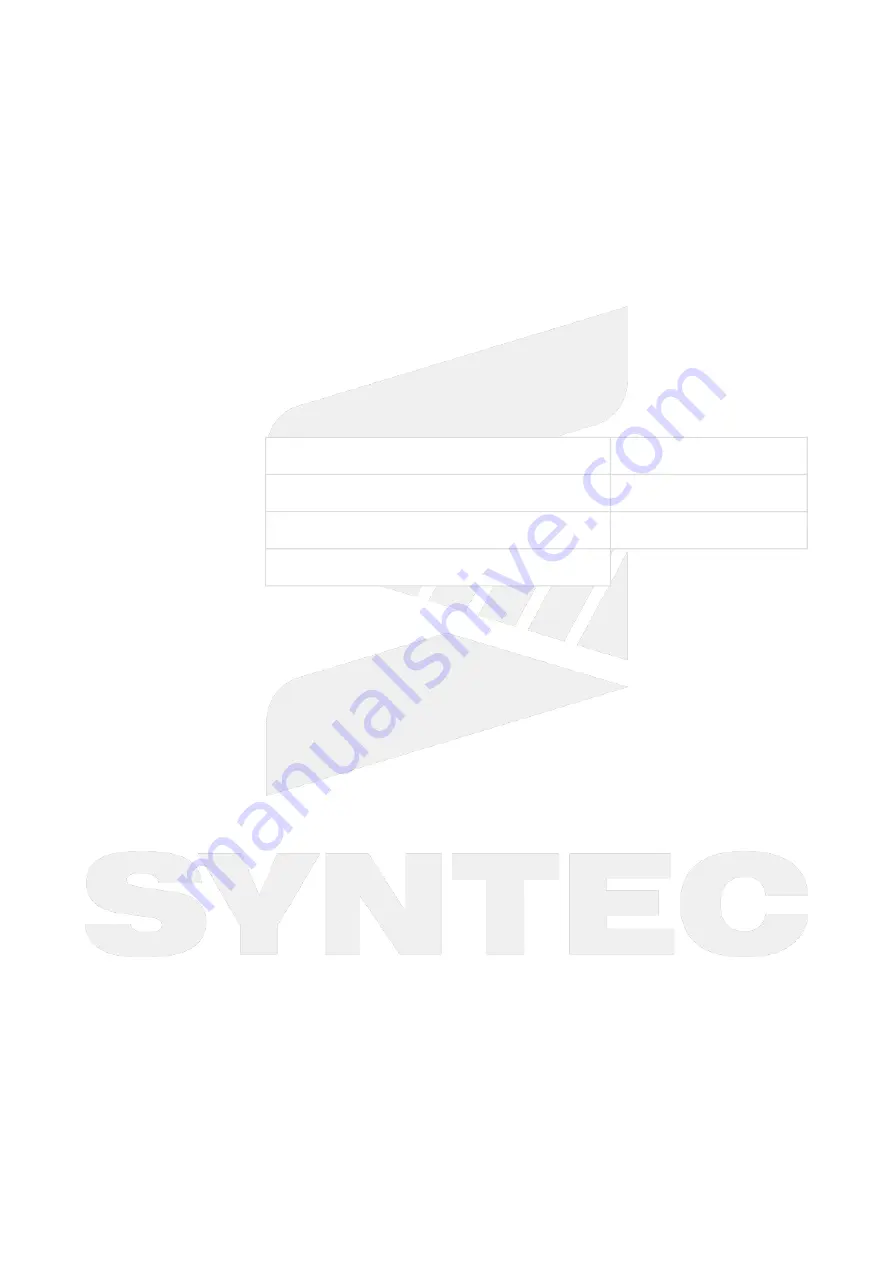 Syntec 610-E5 Operation Manual Download Page 18