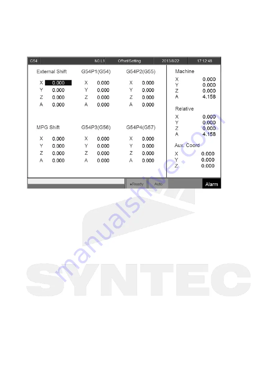 Syntec 610-E5 Operation Manual Download Page 23