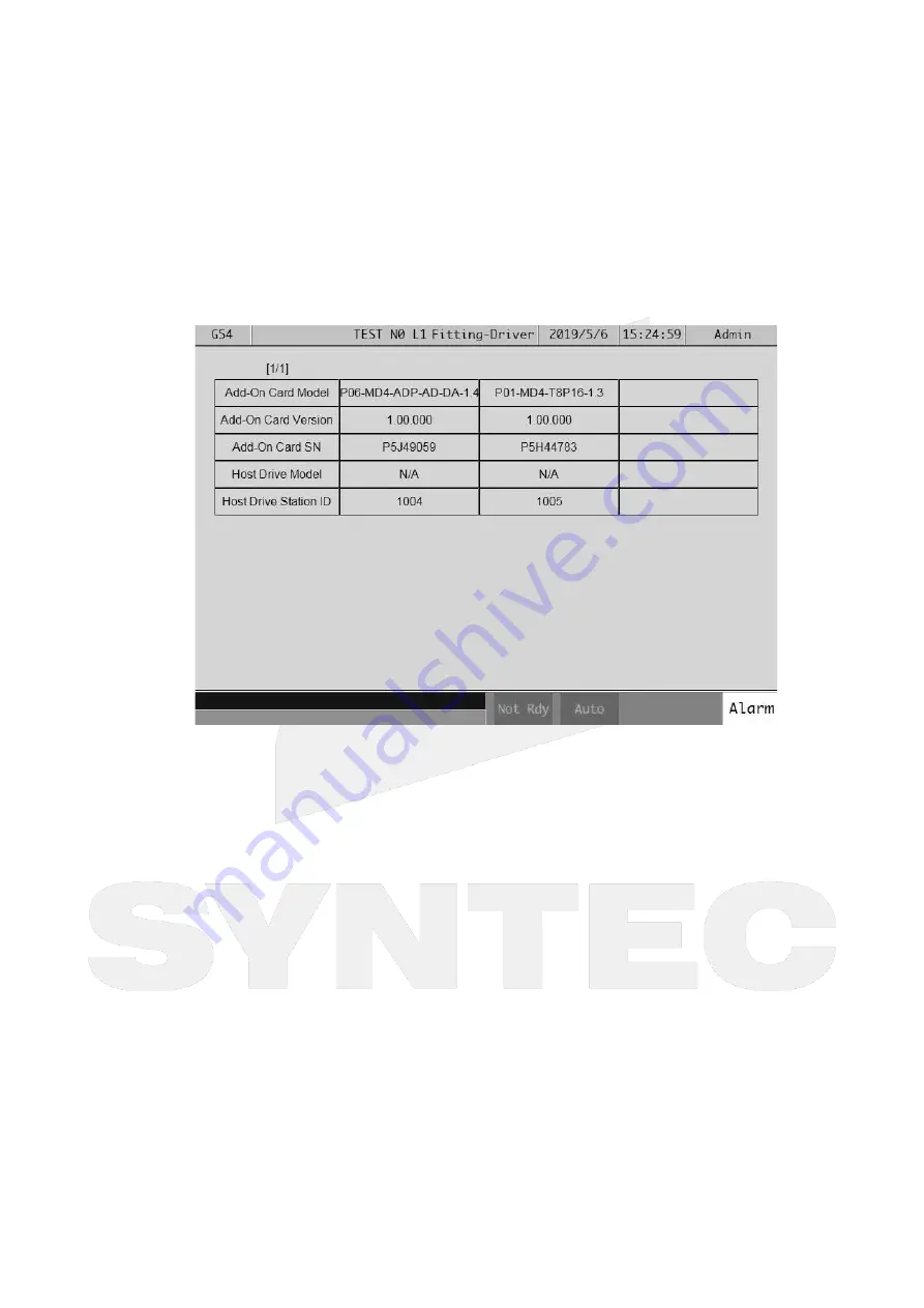 Syntec 610-E5 Operation Manual Download Page 59