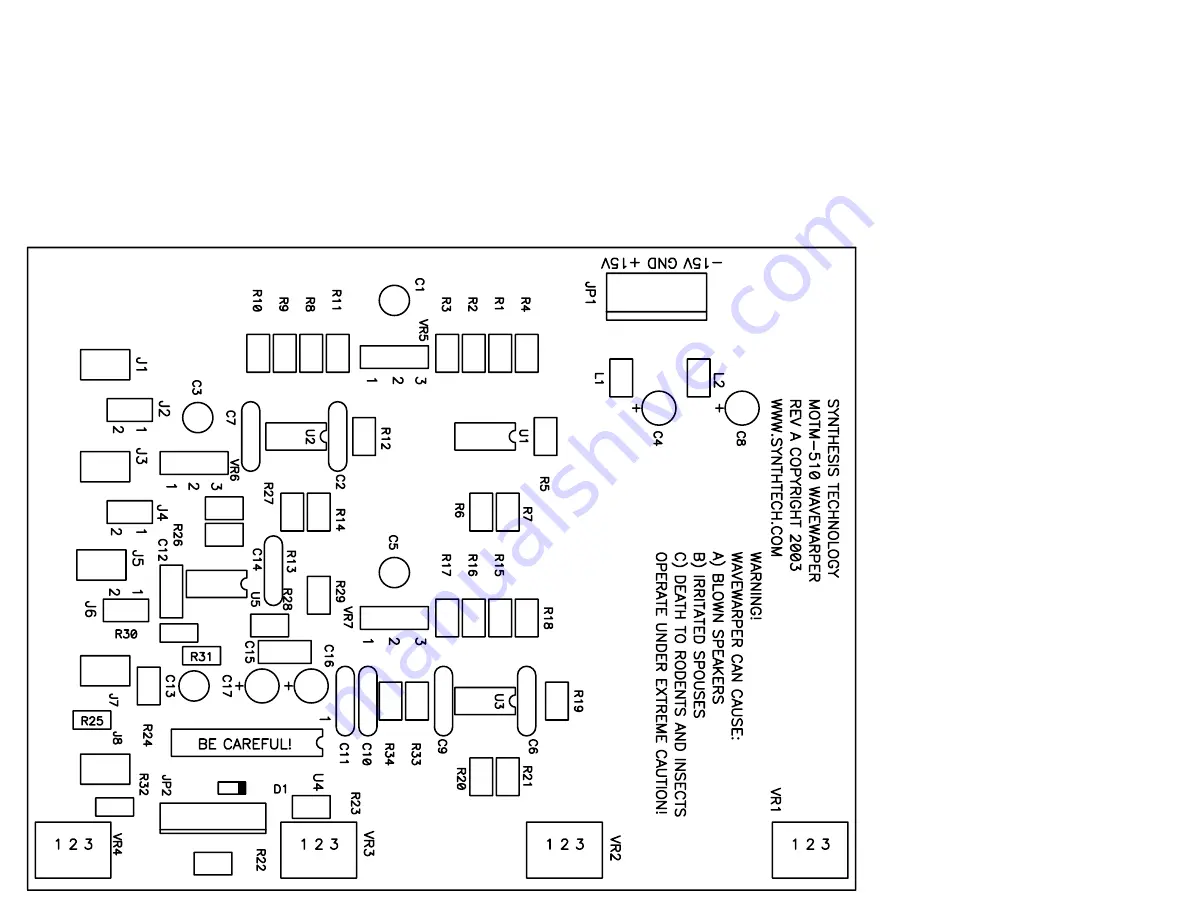 Synthesis Technology MOTM-510 The WaveWarper Скачать руководство пользователя страница 26