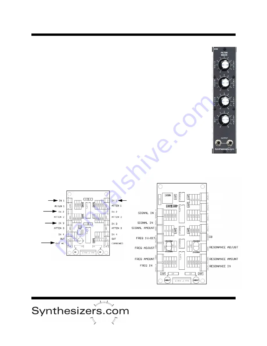 Synthesizers.com Q162 Quick Start Manual Download Page 1