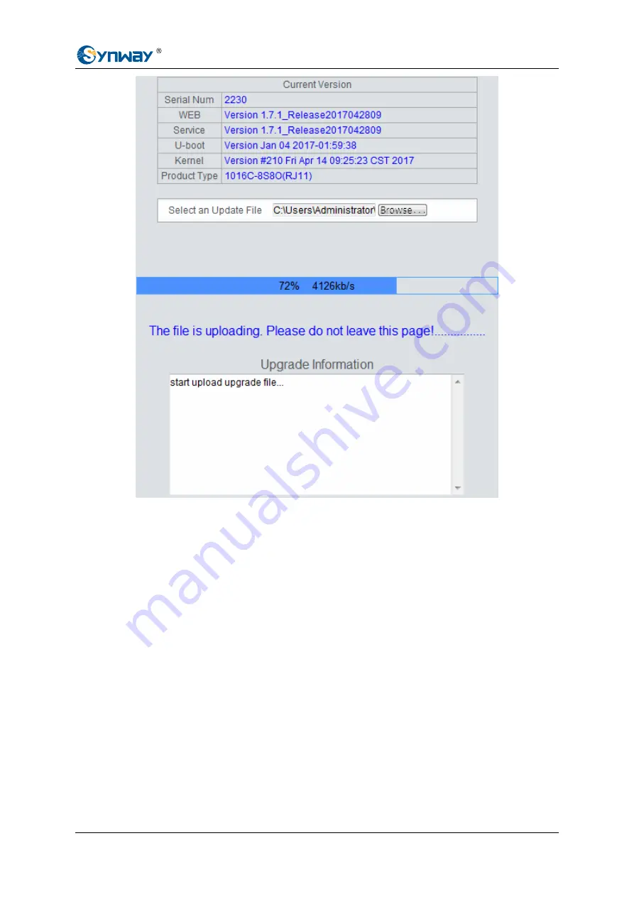 Synway SMG-C Series User Manual Download Page 95