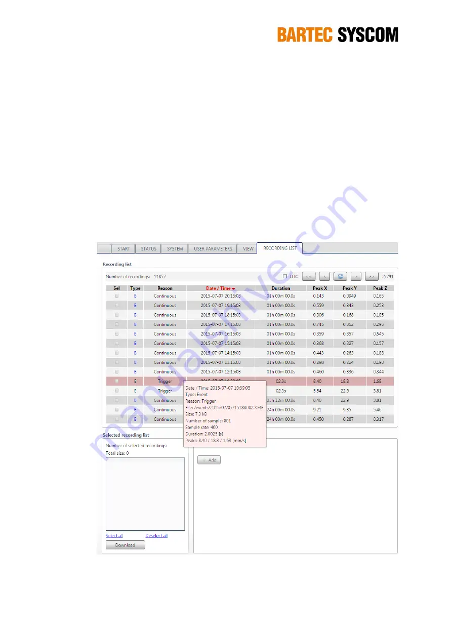 Syscom Video MR3000C Скачать руководство пользователя страница 74