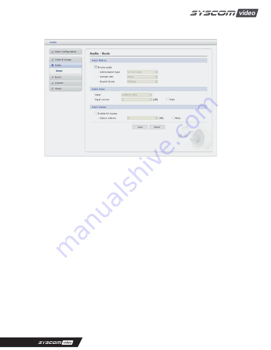 Syscom Video PT Mini Dome Instruction Manual Download Page 32