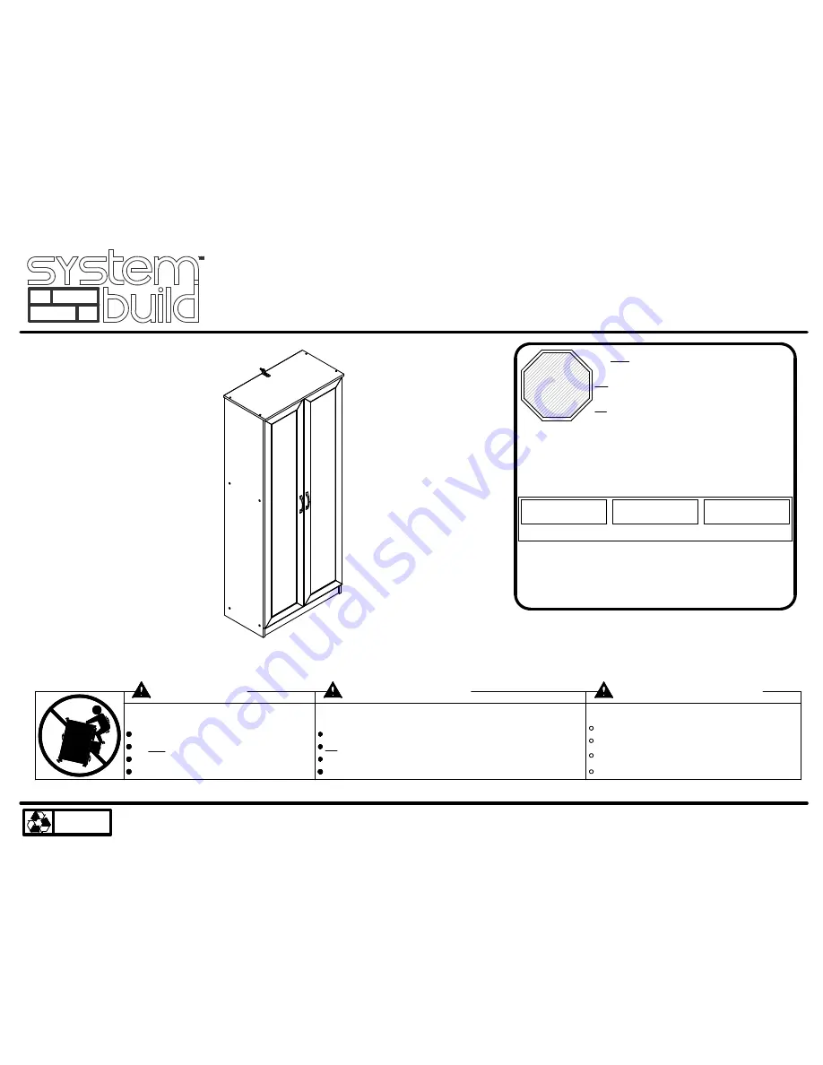 System Build 7394015P Assembly Instruction Manual Download Page 1