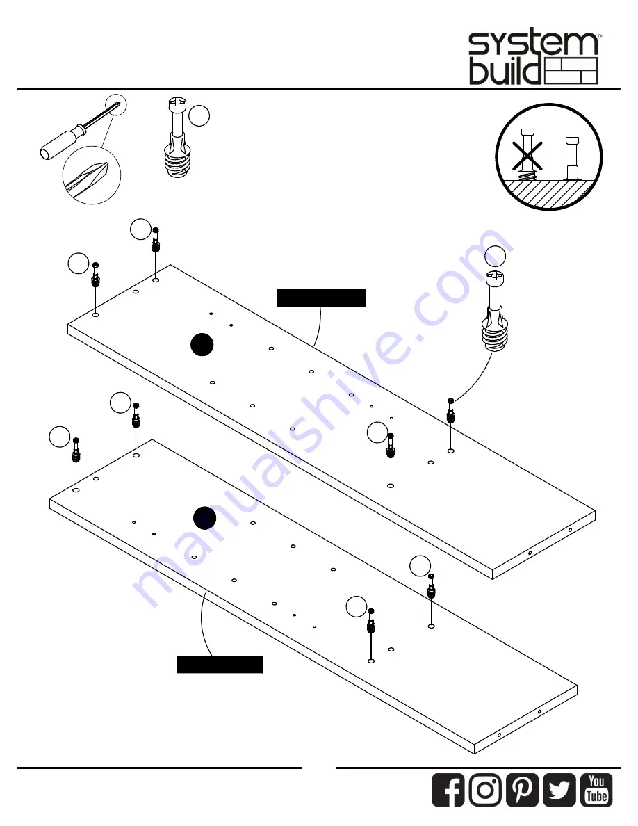 System Build Space Saver 2936015COM Assembly Instructions Manual Download Page 11