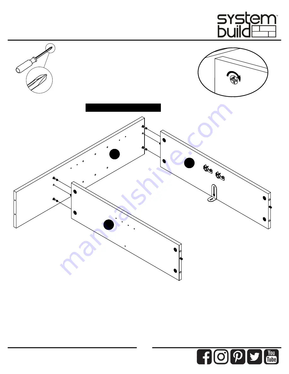 System Build Space Saver 2936015COM Assembly Instructions Manual Download Page 12