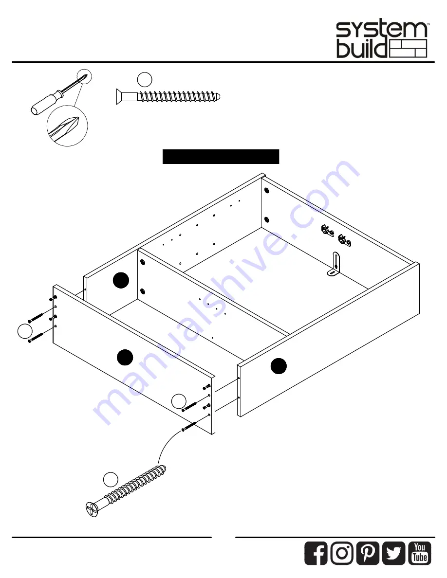 System Build Space Saver 2936015COM Assembly Instructions Manual Download Page 14