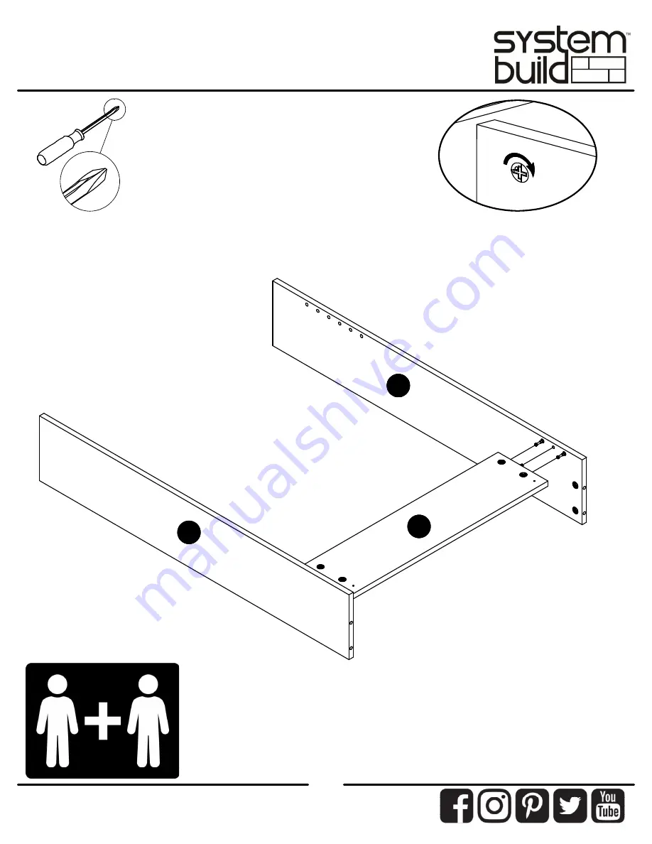 System Build Space Saver 2936015COM Assembly Instructions Manual Download Page 18