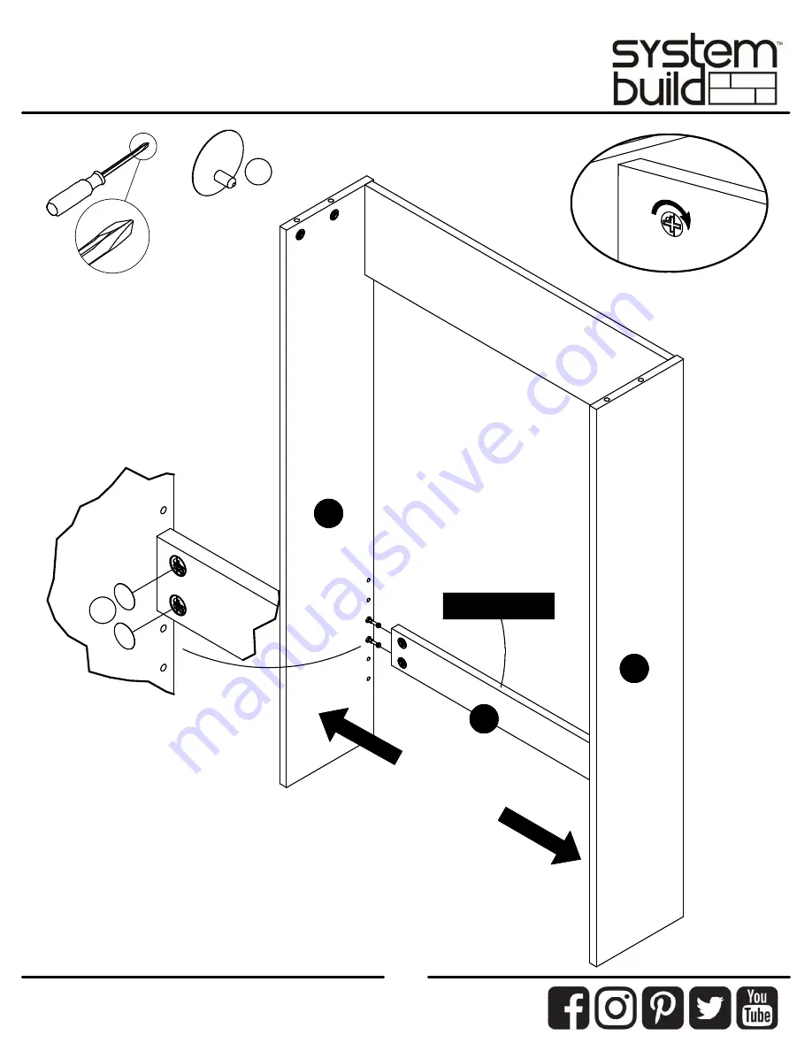 System Build Space Saver 2936015COM Assembly Instructions Manual Download Page 21