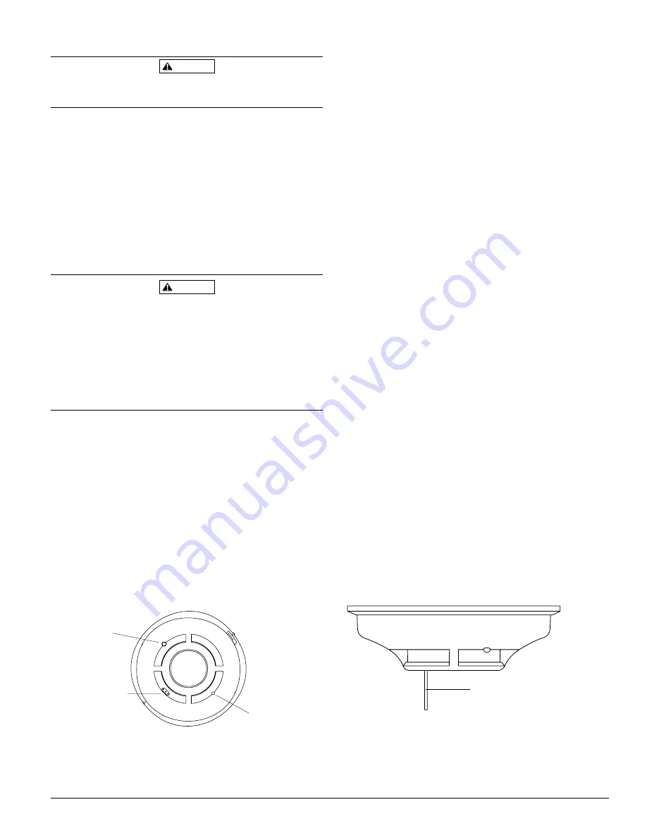 System Sensor 1112/24B Installation And Maintenance Instructions Download Page 3