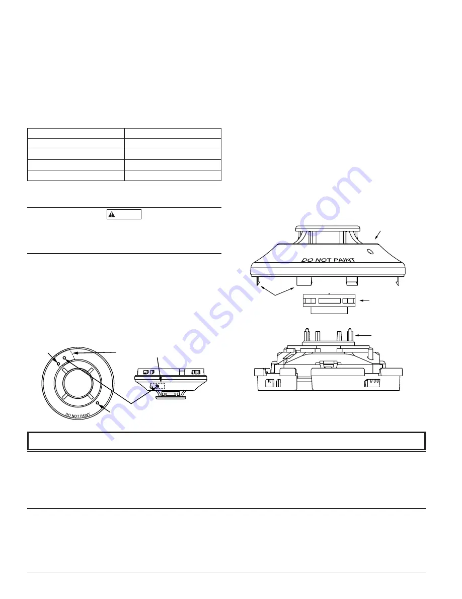 System Sensor 2251BR Скачать руководство пользователя страница 2