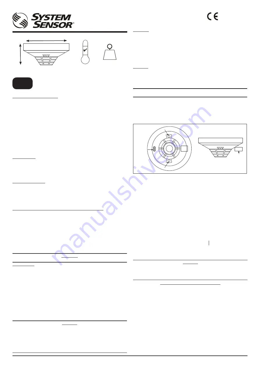 System Sensor 5451EIS Installation And Maintenance Instructions Download Page 3