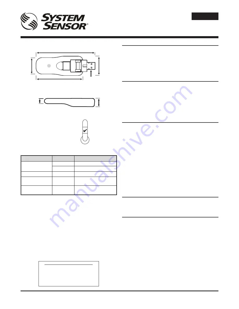 System Sensor M200WC-RF Installation And User Instructions Download Page 4