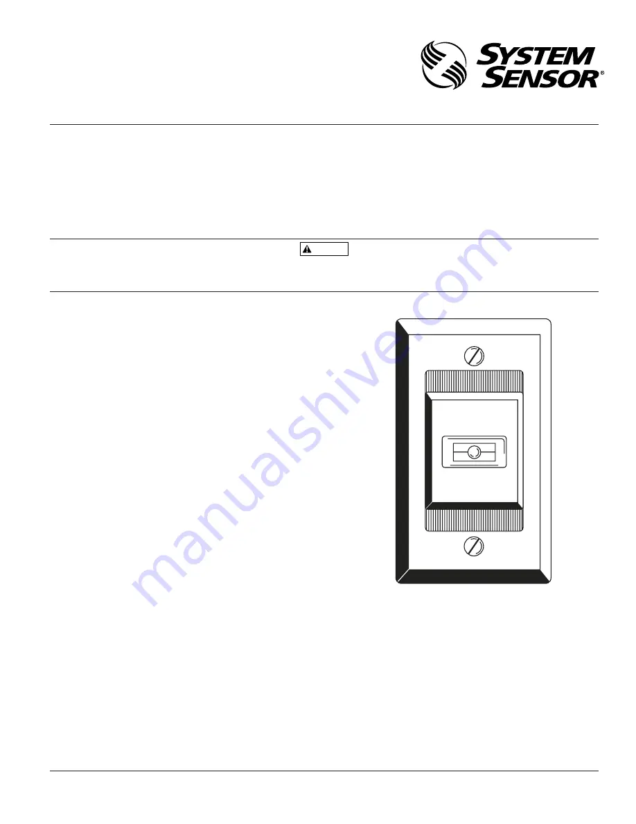 System Sensor RA400Z Installation And Maintenance Instructions Download Page 1