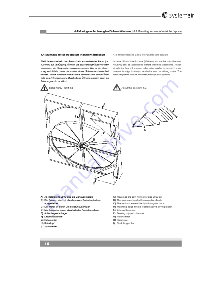 SystemAir Danvent DV Annex For The User Manual Download Page 55