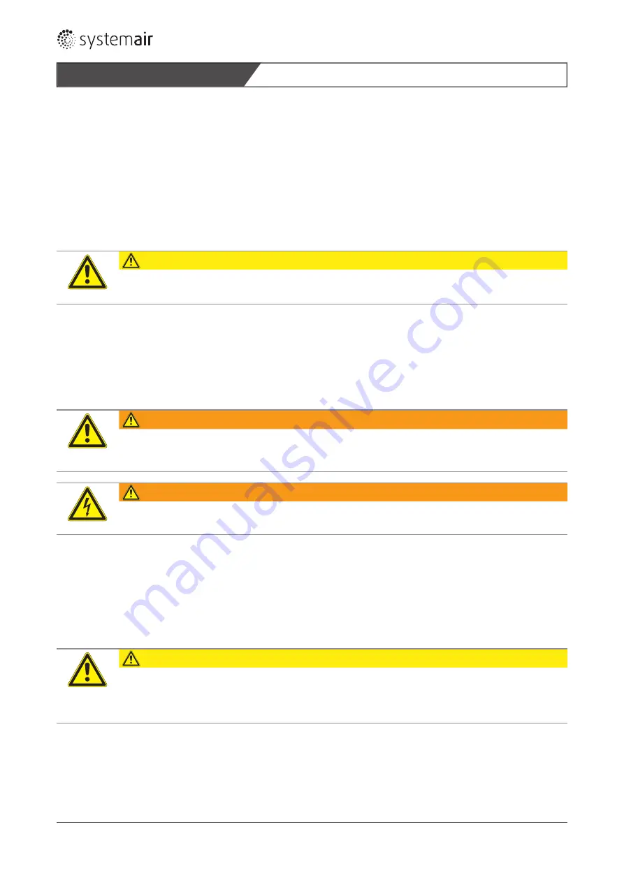 SystemAir DHA Series Manual Download Page 4