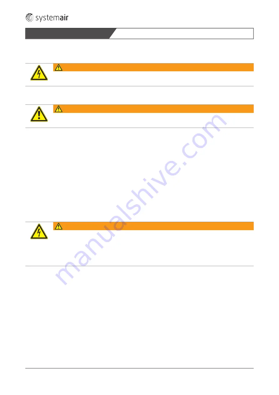 SystemAir DHA Series Manual Download Page 19