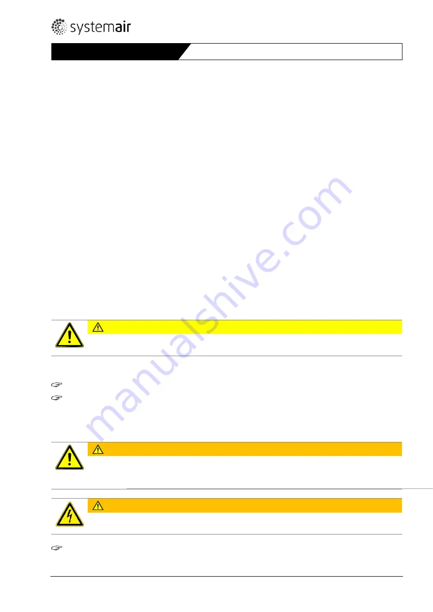 SystemAir DVV Series Installation And Operating Instructions Manual Download Page 35