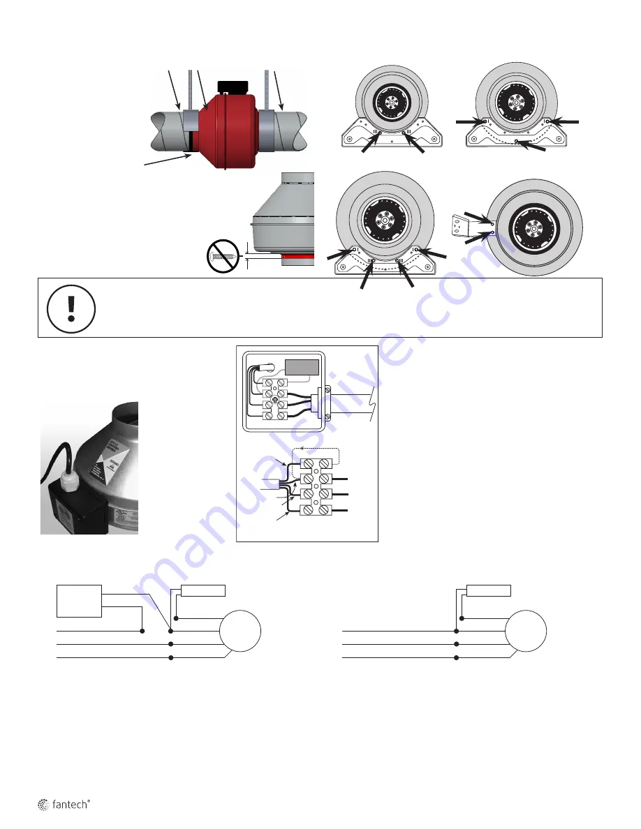 SystemAir fantech FG 10 Installation And Operation Manual Download Page 10