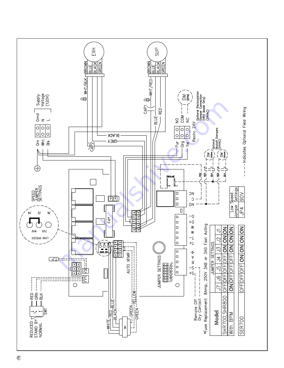 SystemAir SER 1100 Installation Manual Download Page 16