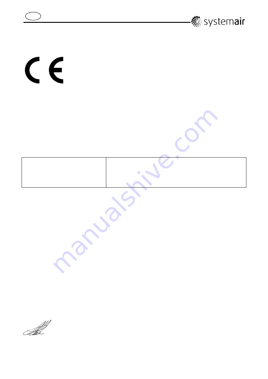 SystemAir TFSK EC 160 Operation And Maintenance Instruction Download Page 57