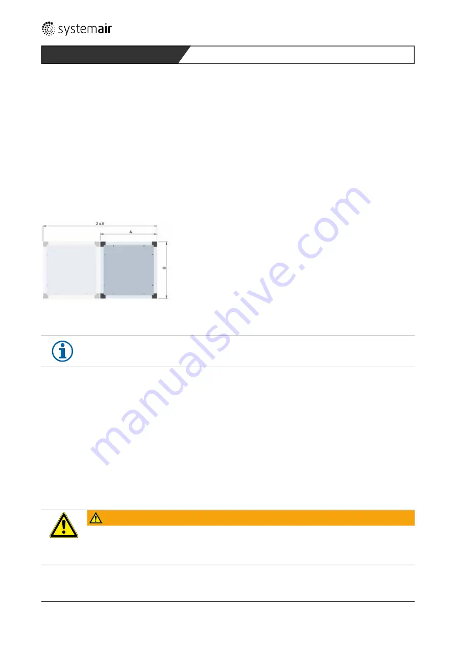 SystemAir X-MUB-CAV/VAV 100 630EC-20 Installation And Operating Instructions Manual Download Page 17