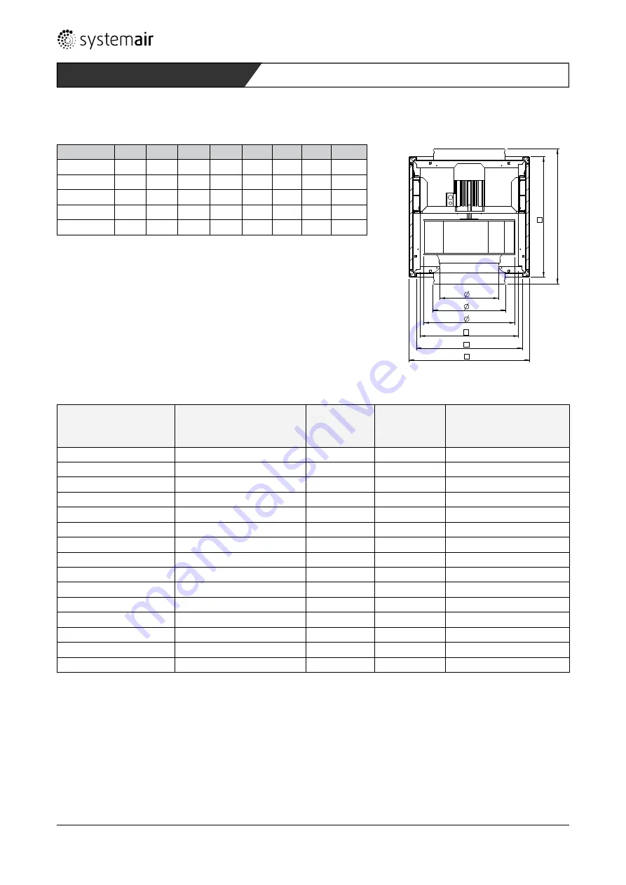 SystemAir X-MUB-CAV/VAV 100 630EC-20 Installation And Operating Instructions Manual Download Page 36