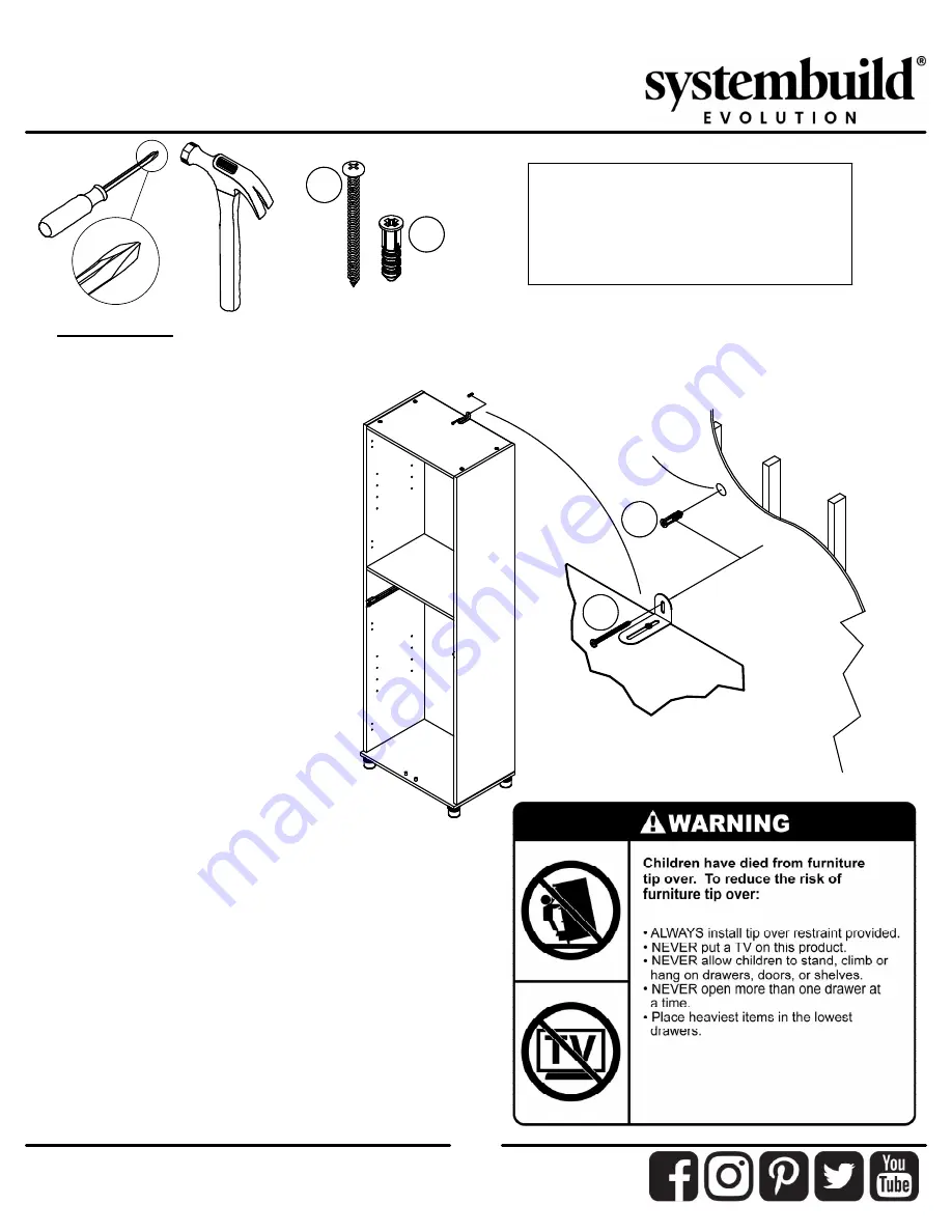 Systembuild Evolution 8964015COM Instruction Booklet Download Page 23