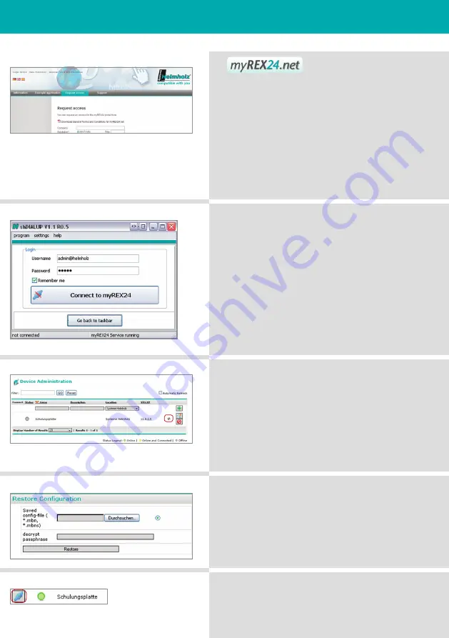 Systeme Helmholz REX300 Quick Start Manual Download Page 7