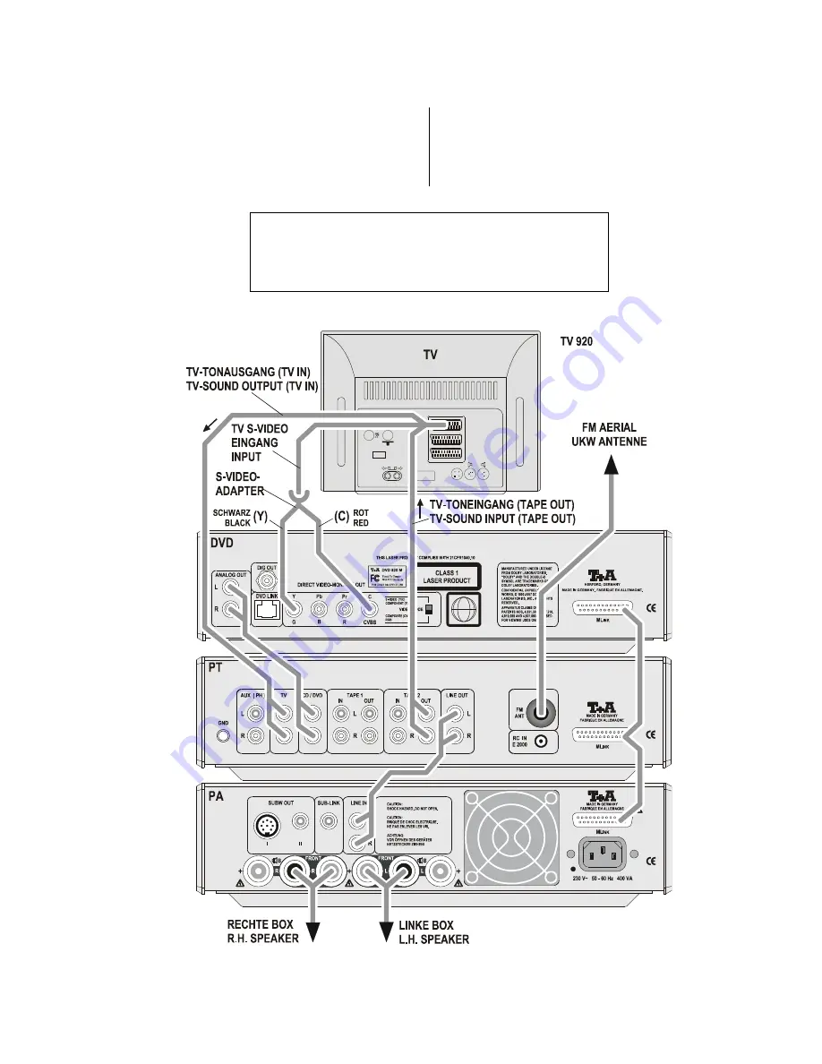 T+A DVD 820 M User Manual Download Page 67