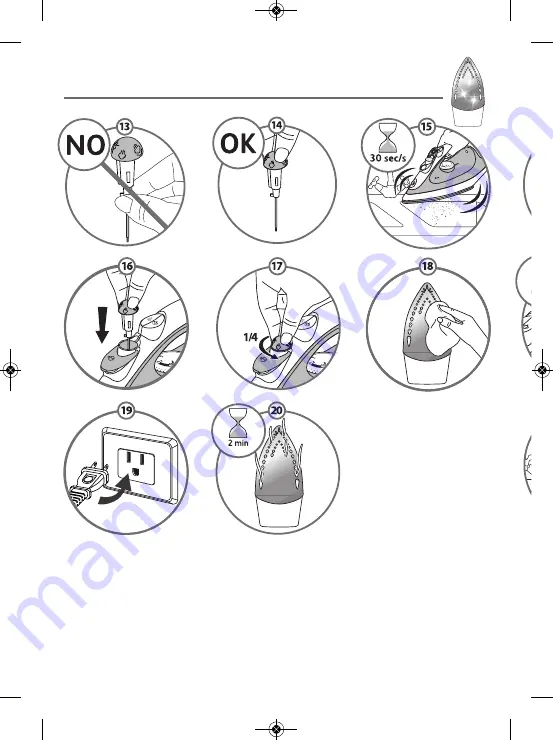 T-Fal inicio FV1220X0 Manual Download Page 14