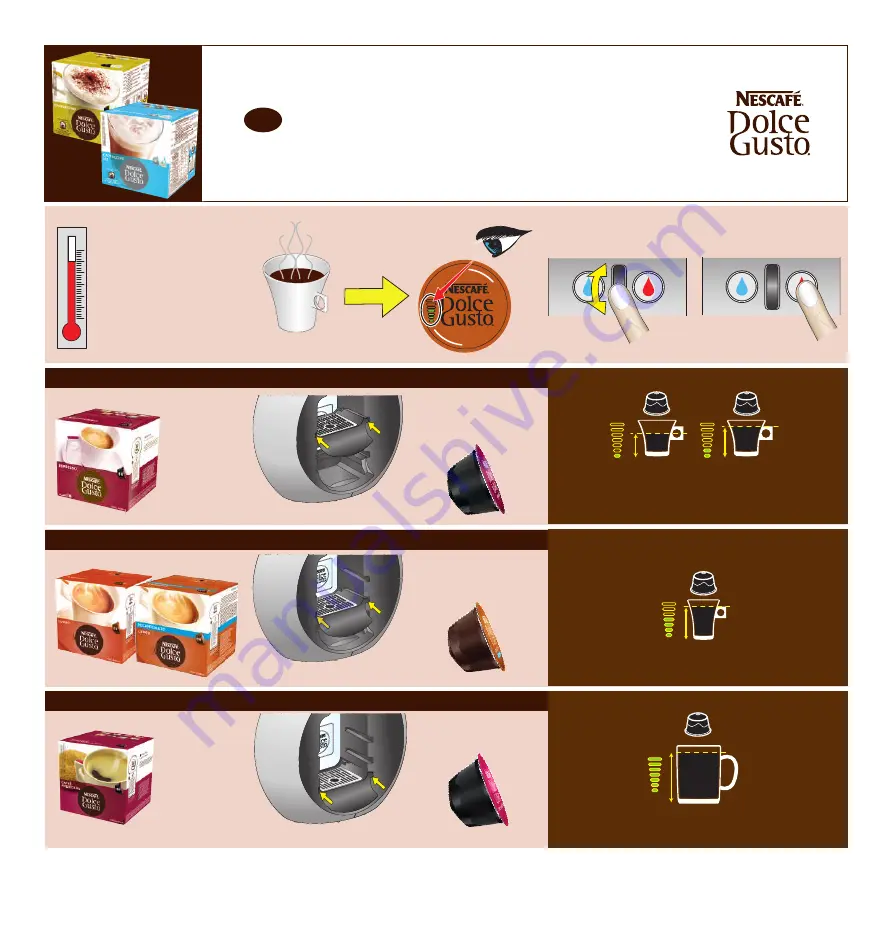 T-Fal Nescafe Dolce Gusto User Manual Download Page 25