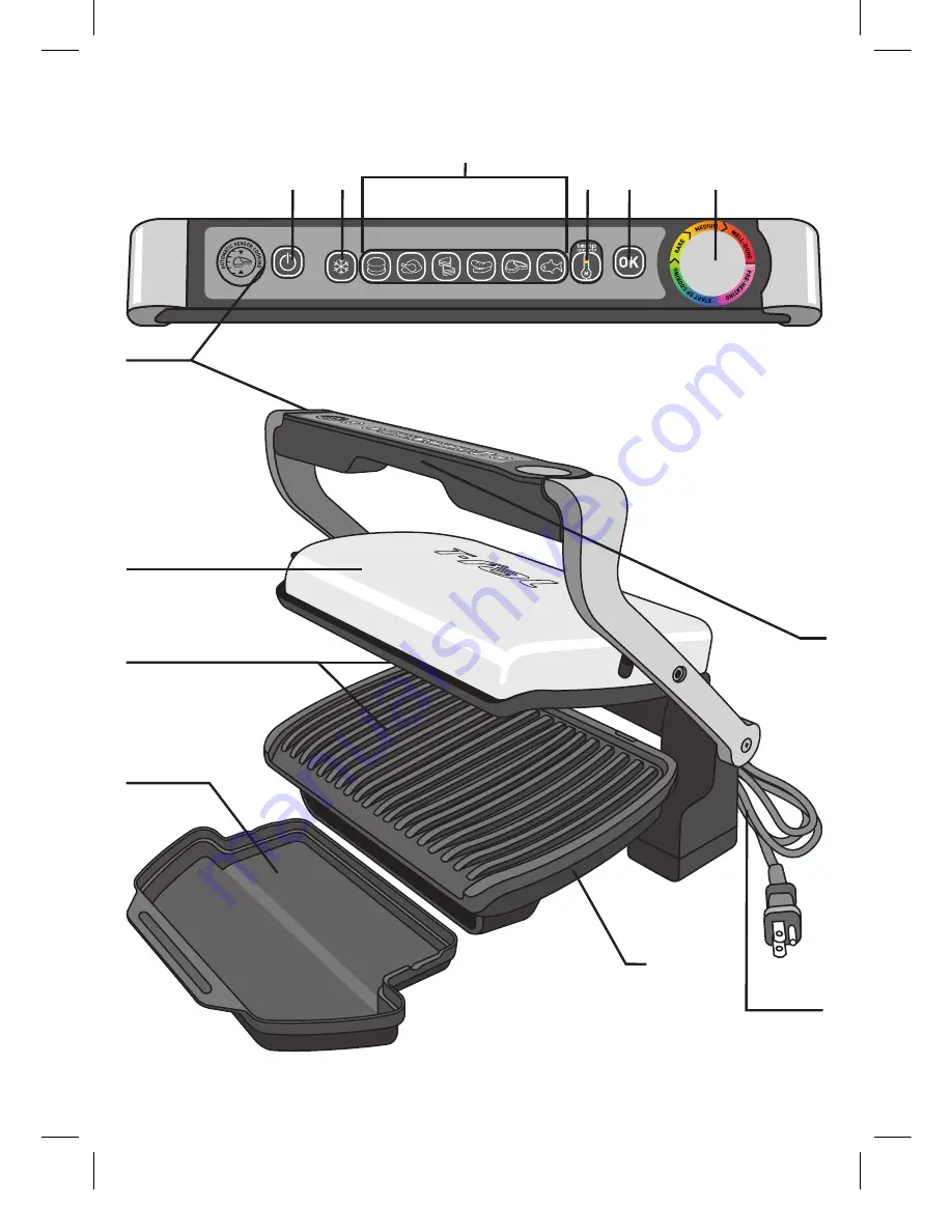 T-Fal OptiGrill Plus Instructions For Use Manual Download Page 5