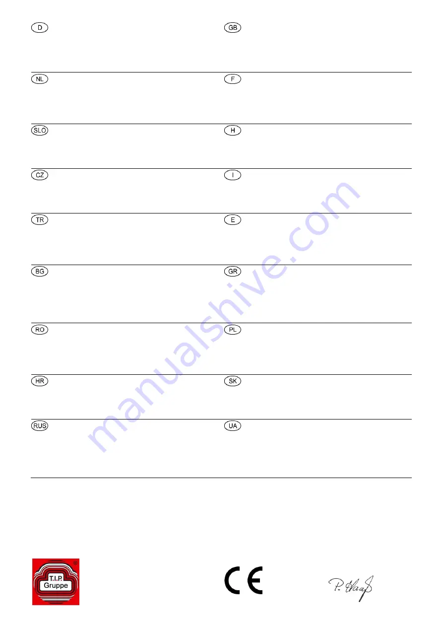 T.I.P. Maxima 300 IX Operating Instructions Manual Download Page 2