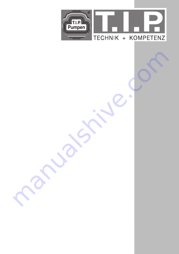 T.I.P. PSP 7000 ECO Operating Instructions Manual Download Page 28