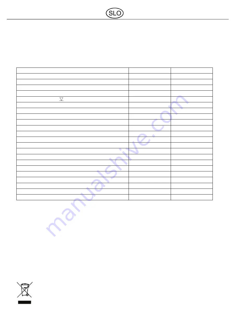 T.I.P. WDF 10000 UV 11 Operating Instructions Manual Download Page 58